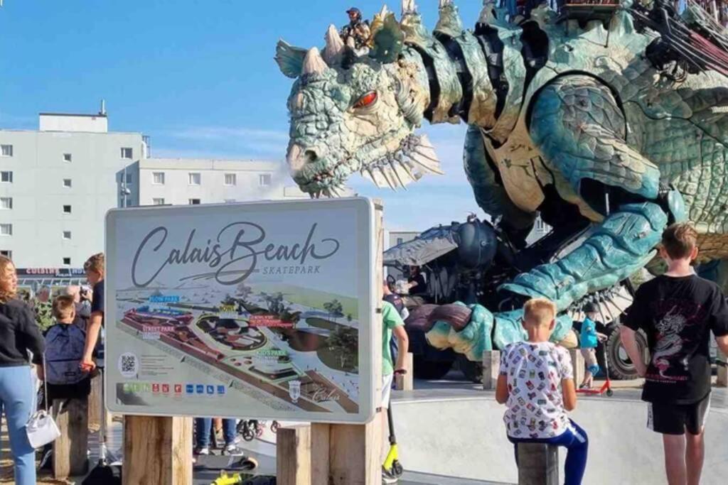 La Plage Superbe Studio Refait A Neuf Calais Exterior foto